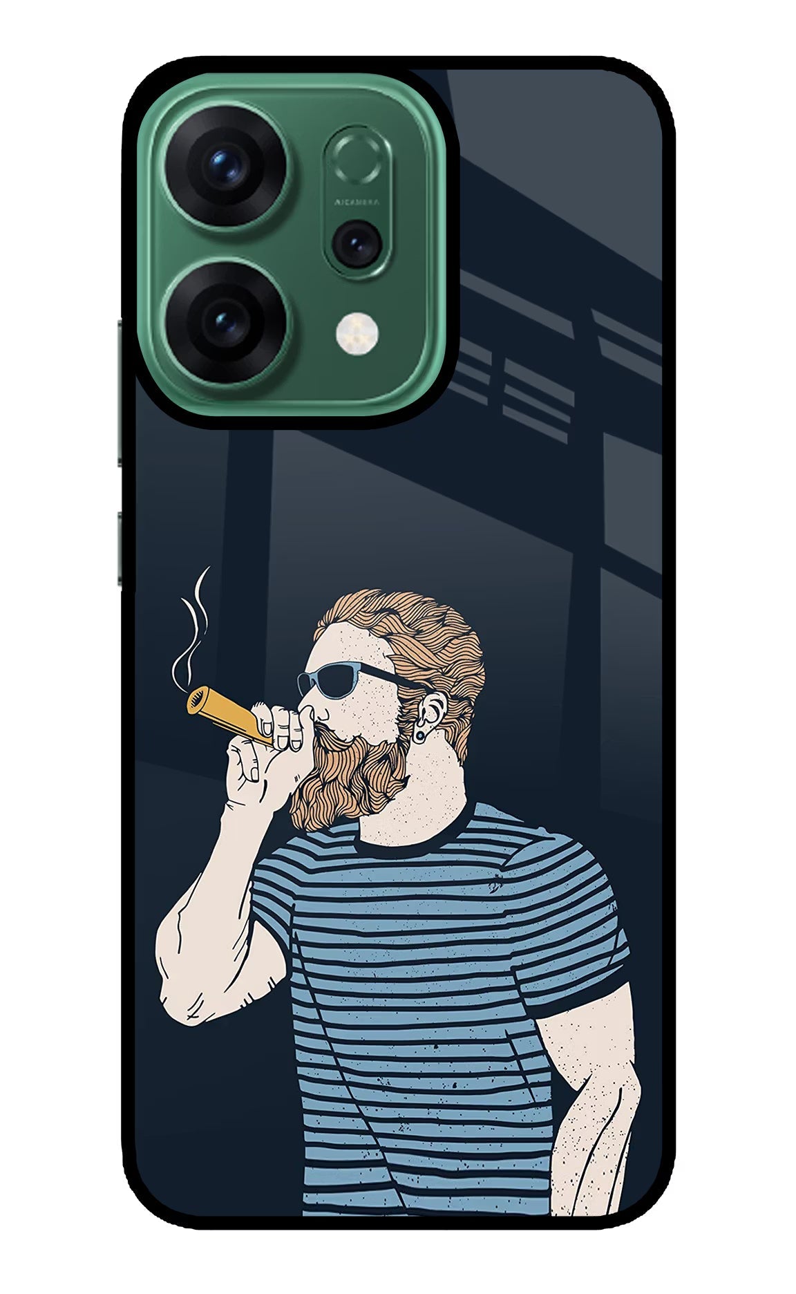 Smoking Oppo Reno14 5G Back Cover
