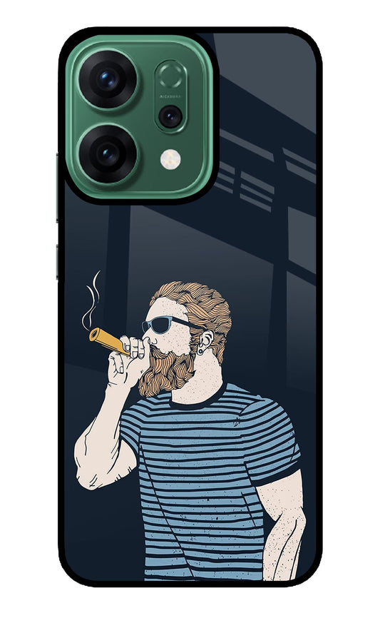 Smoking Oppo Reno14 5G Back Cover