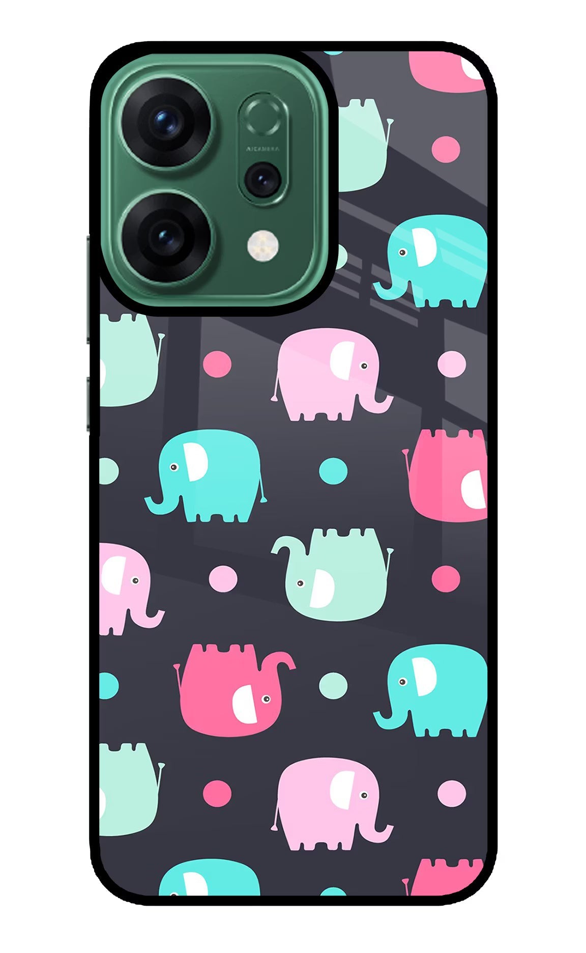 Elephants Oppo Reno14 5G Back Cover