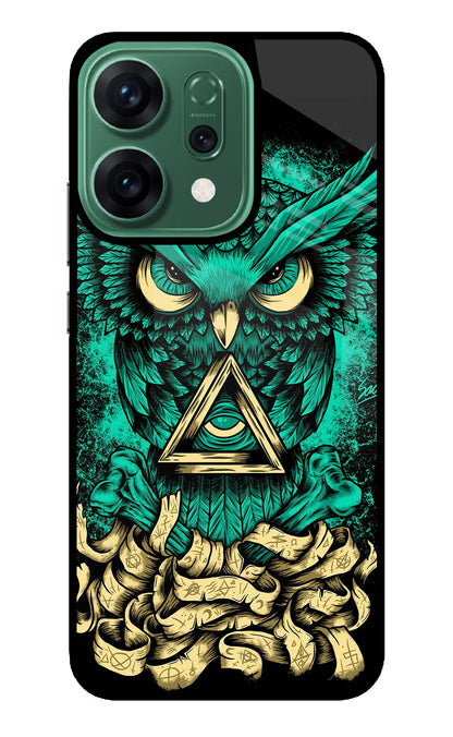 Green Owl Oppo Reno14 5G Back Cover