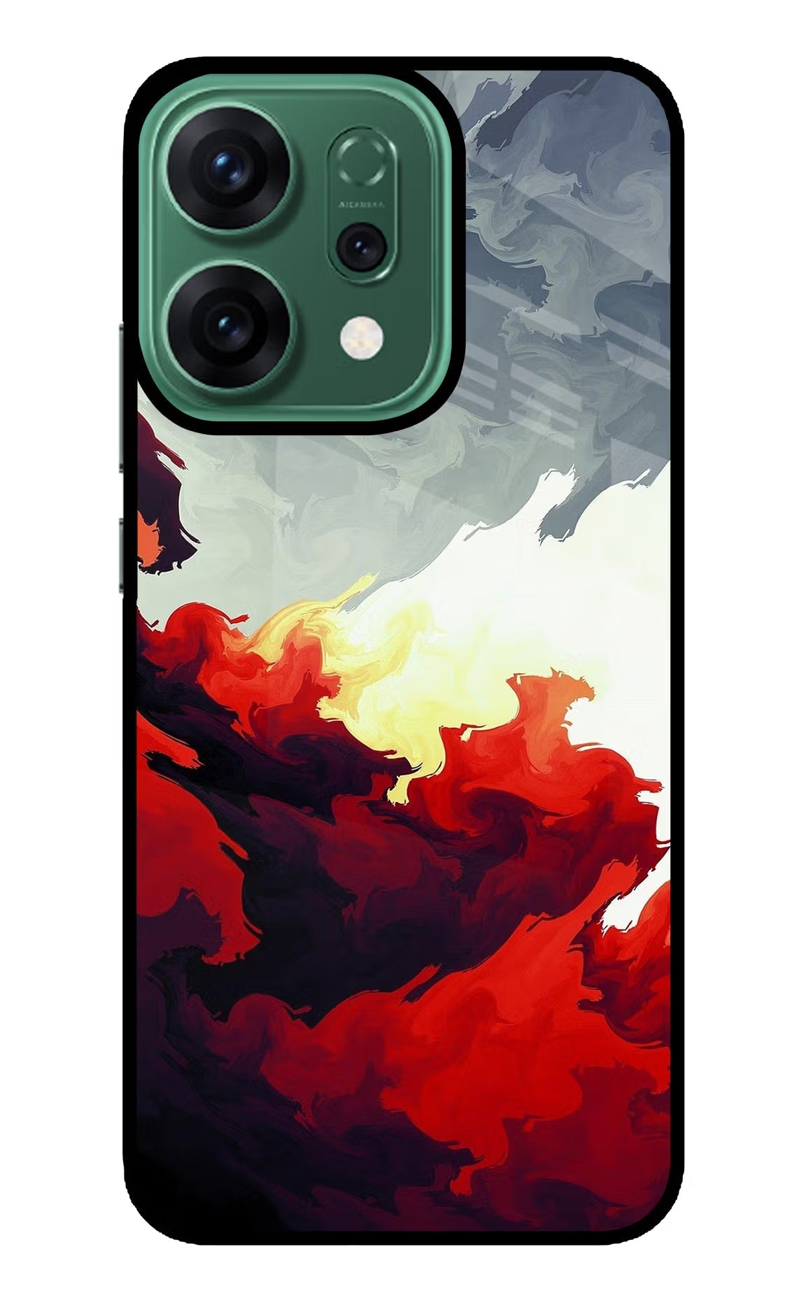 Fire Cloud Oppo Reno14 5G Back Cover