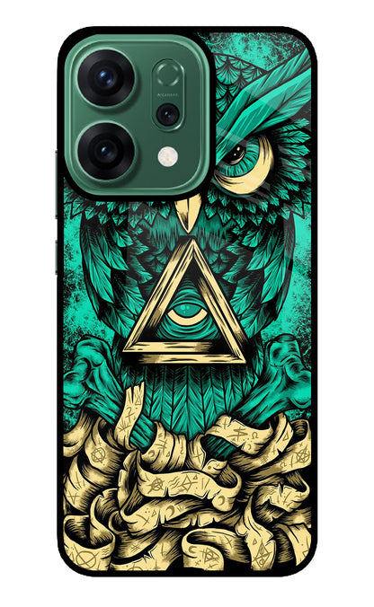 Green Owl Oppo Reno14 5G Back Cover