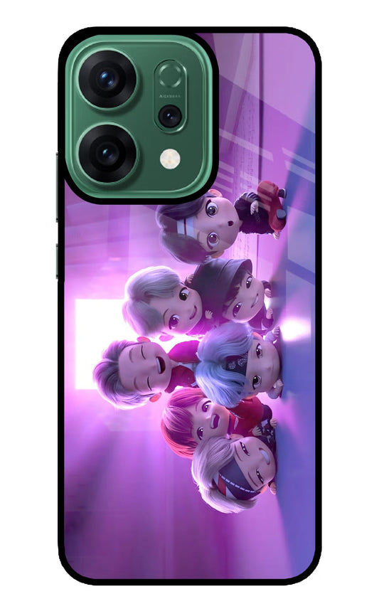 BTS Chibi Oppo Reno14 5G Back Cover