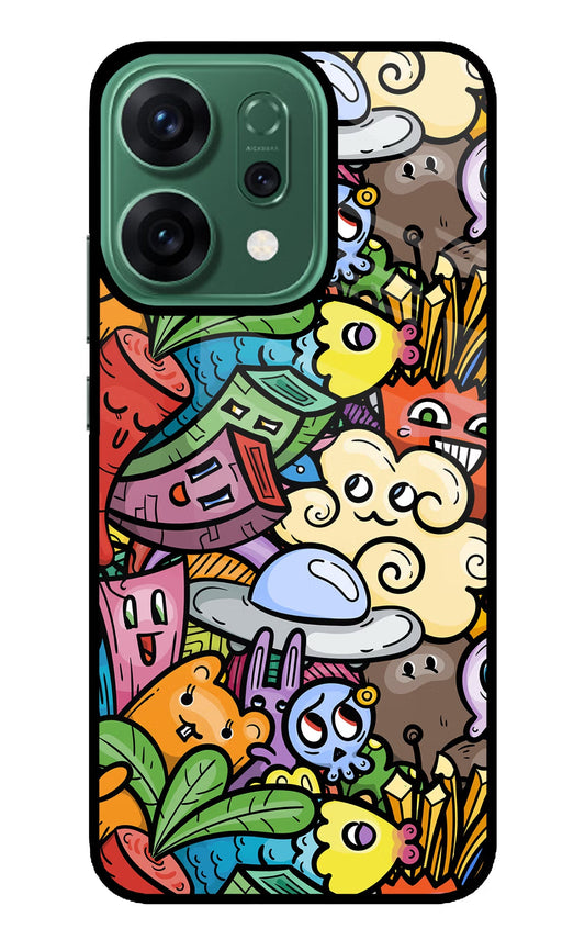 Veggie Doodle Oppo Reno14 5G Back Cover