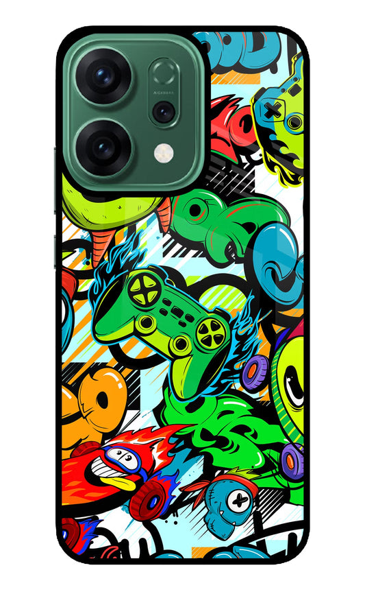 Game Doodle Oppo Reno14 5G Back Cover