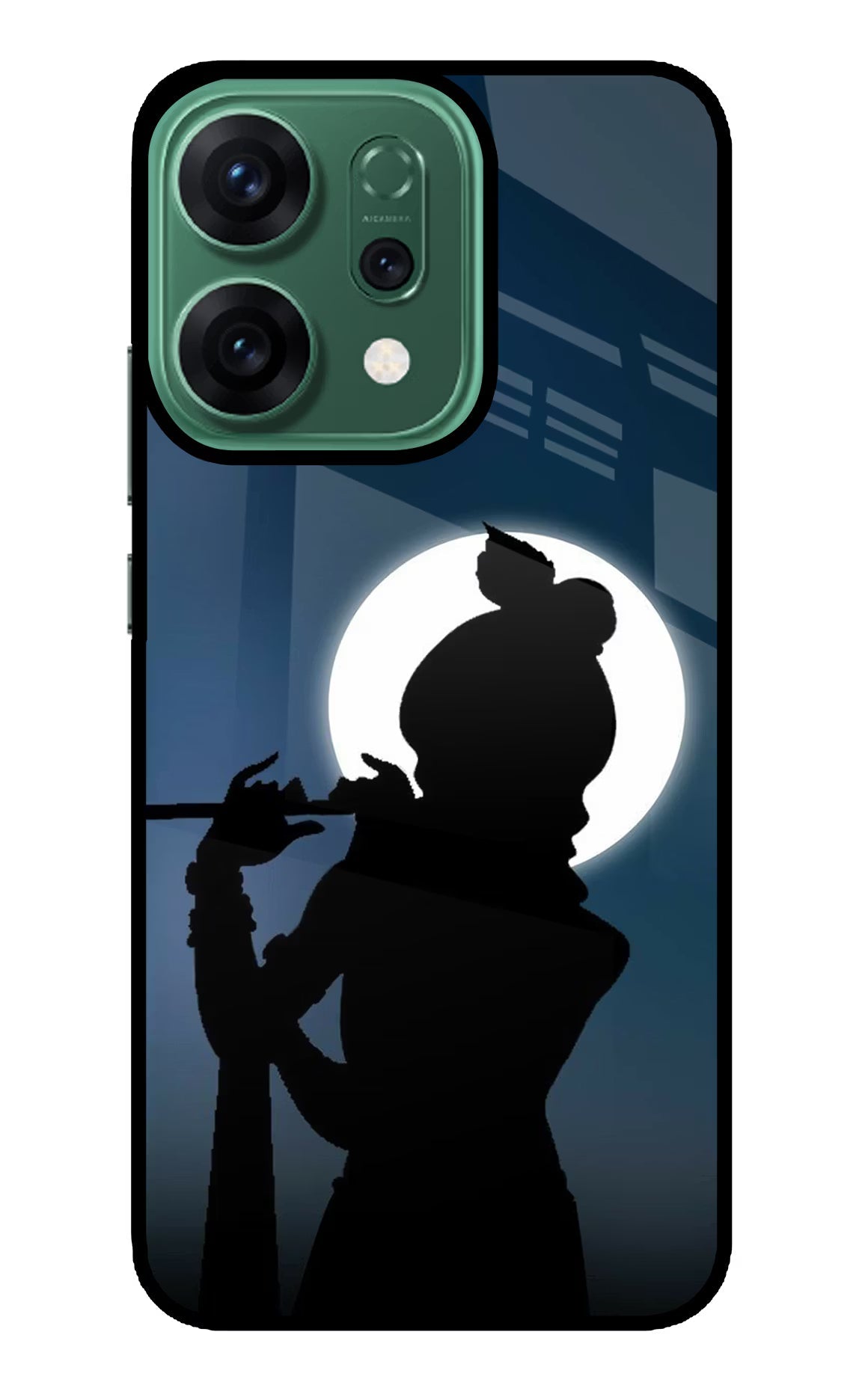 Shri Krishna Silhouette Oppo Reno14 5G Back Cover