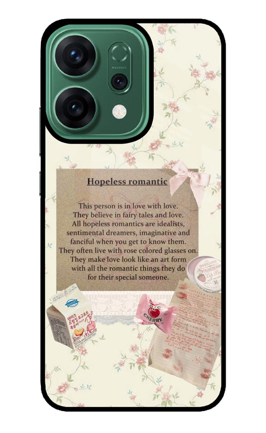 Hopeless Romantic Oppo Reno14 5G Back Cover