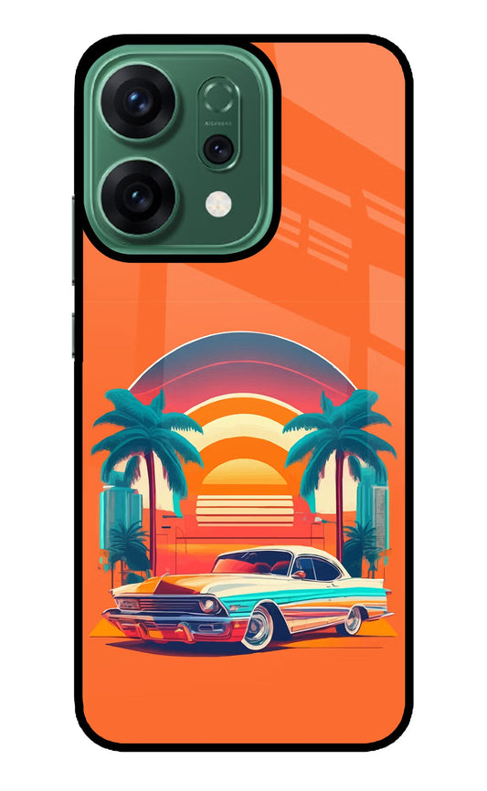 Palm Drive 80s Oppo Reno14 5G Back Cover