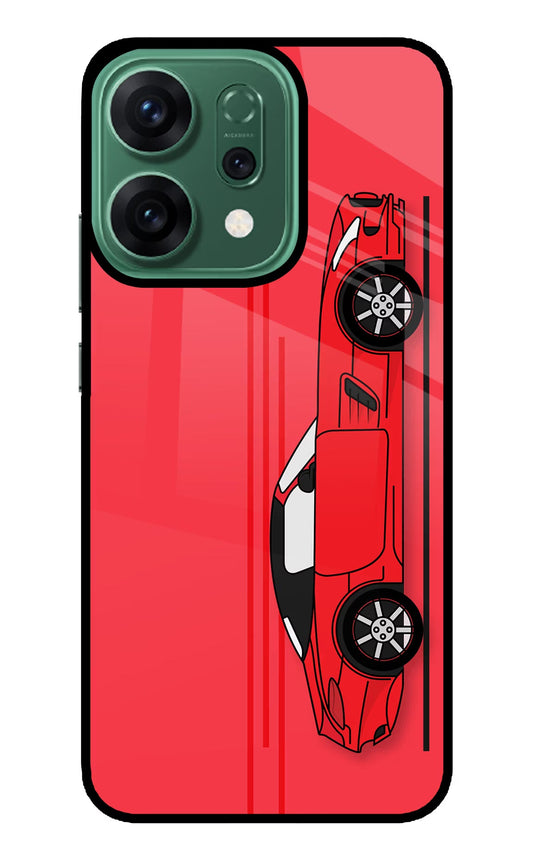 Red Velocity Oppo Reno14 5G Back Cover