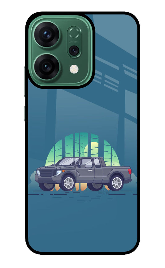 Retro Garage Vibe Oppo Reno14 5G Back Cover