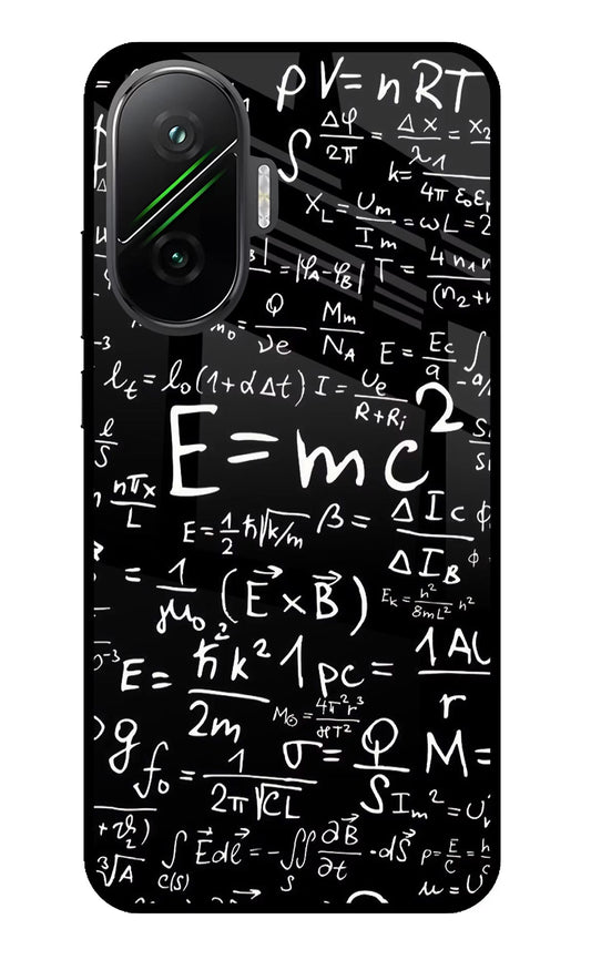 Physics Formula Poco F7 5G Glass Case