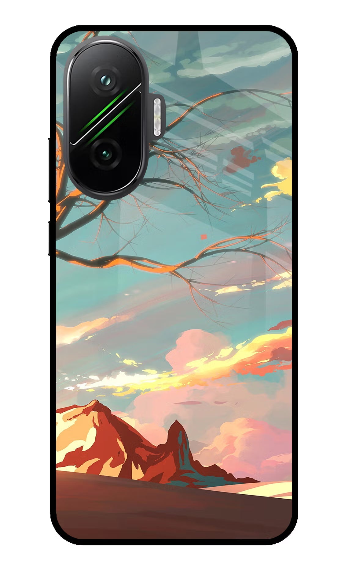 Scenery Poco F7 5G Glass Case
