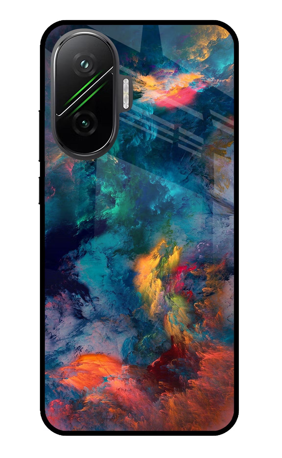 Artwork Paint Poco F7 5G Glass Case