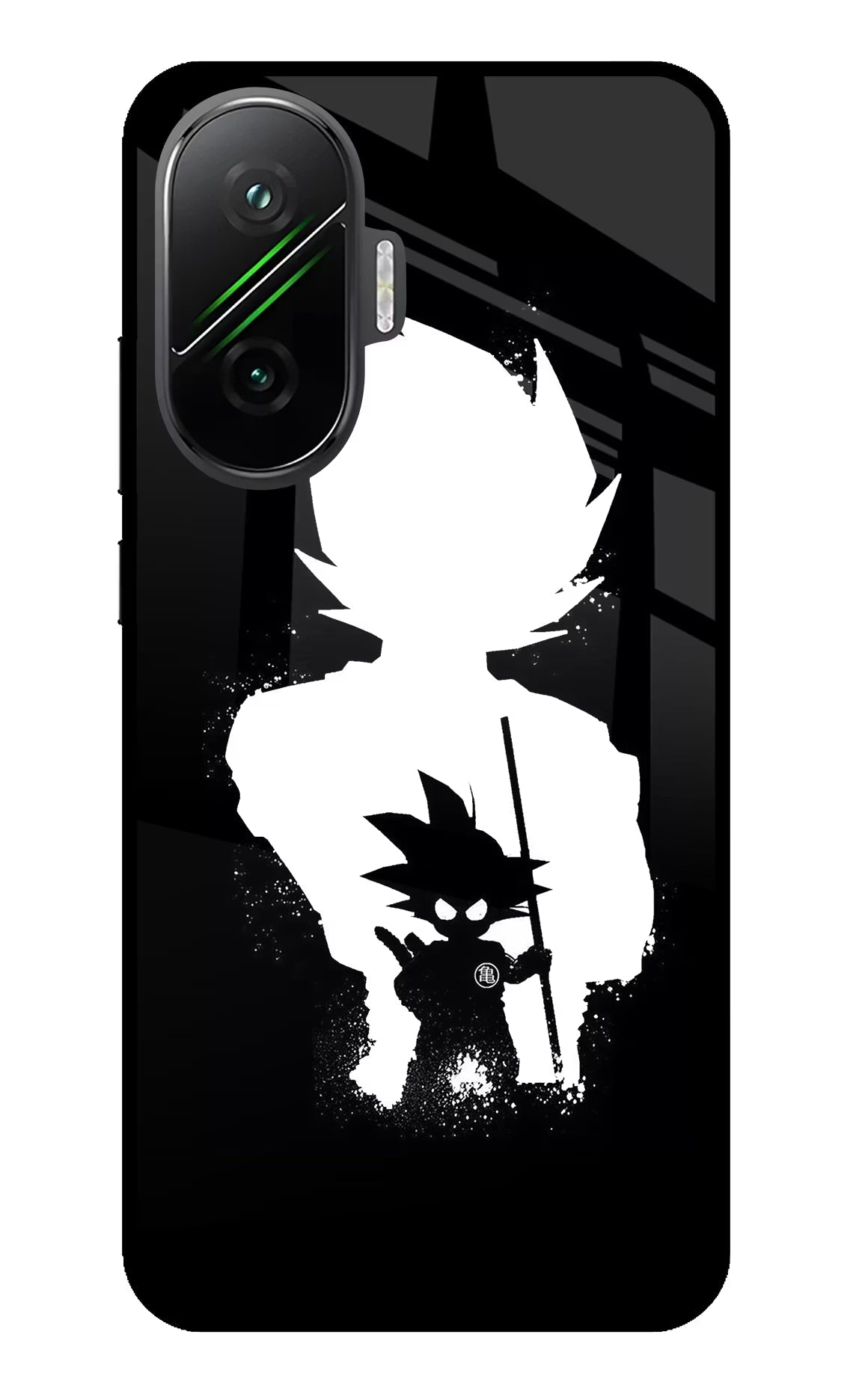 Goku Shadow Poco F7 5G Glass Case