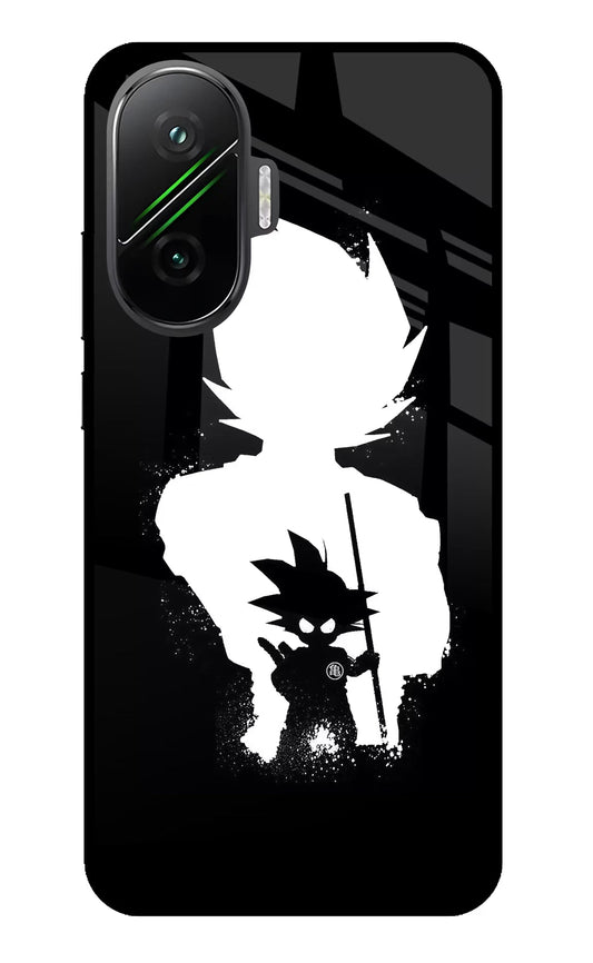Goku Shadow Poco F7 5G Glass Case
