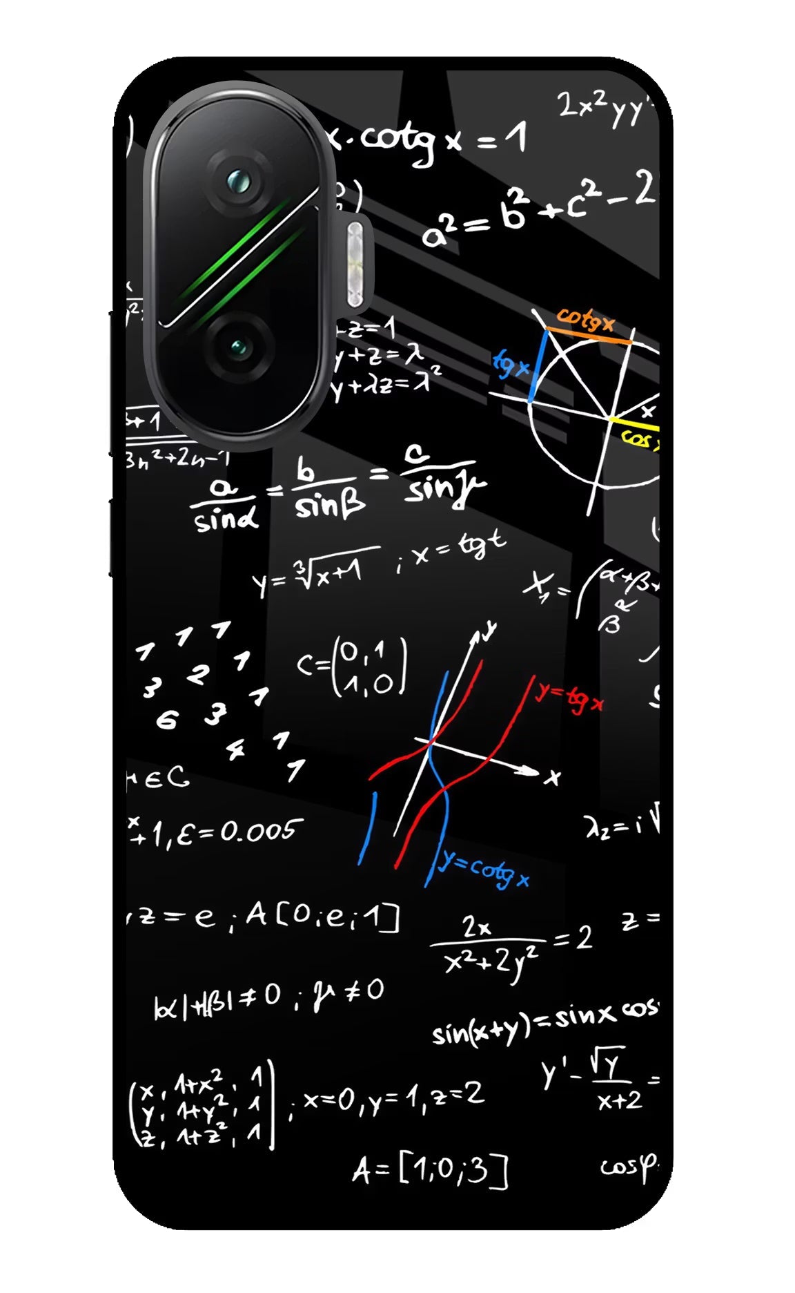 Mathematics Formula Poco F7 5G Glass Case
