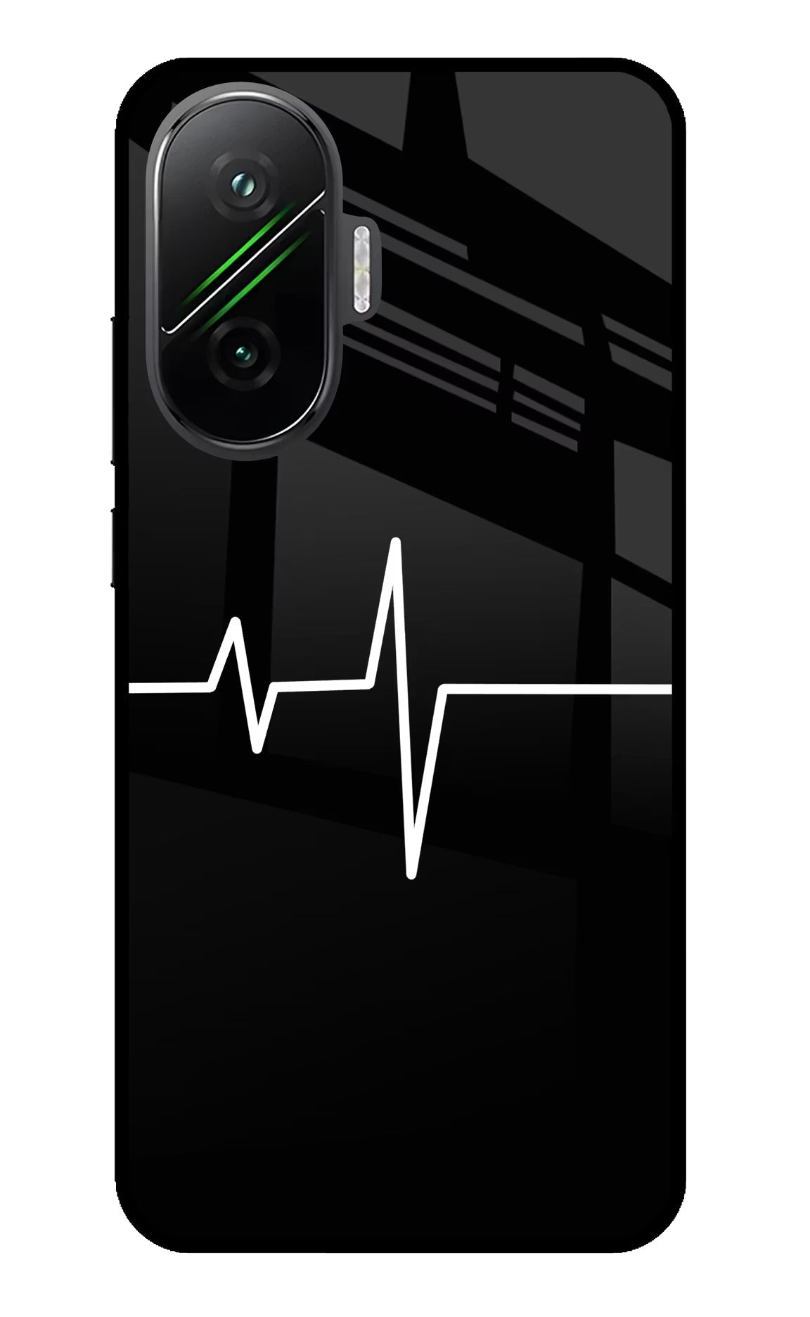 Heart Beats Poco F7 5G Glass Case