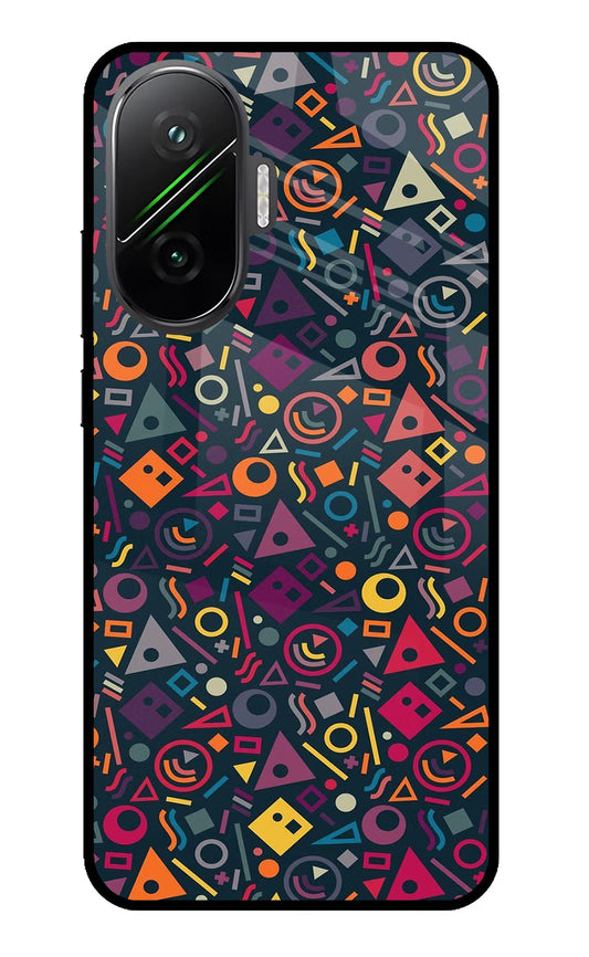 Geometric Abstract Poco F7 5G Glass Case