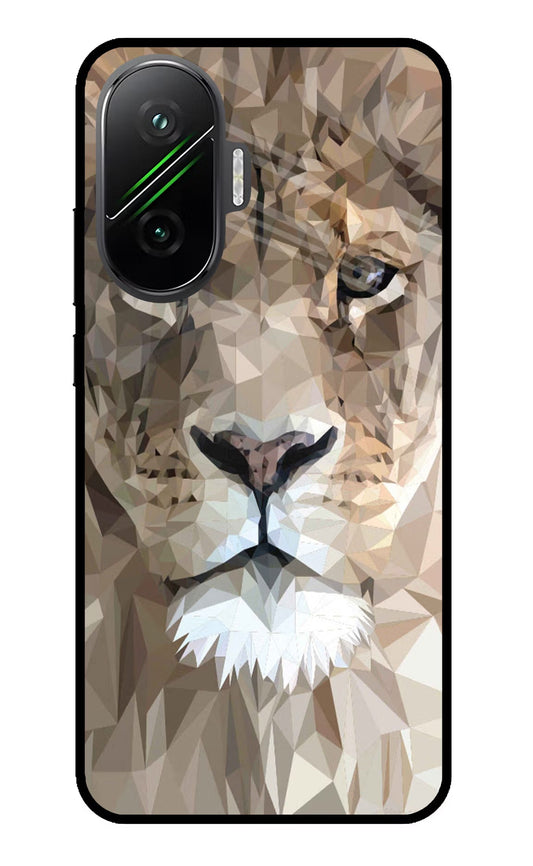 Lion Art Poco F7 5G Glass Case