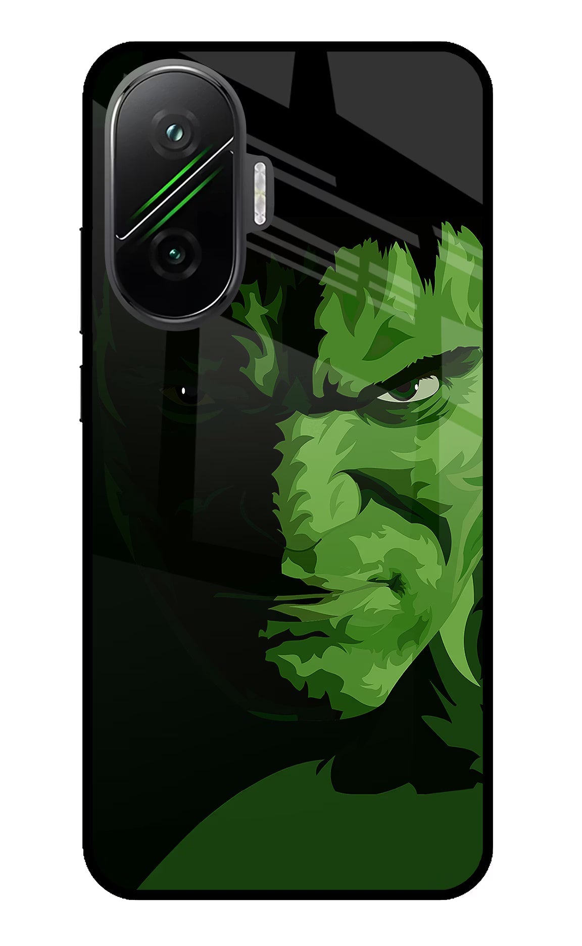 HULK Poco F7 5G Glass Case