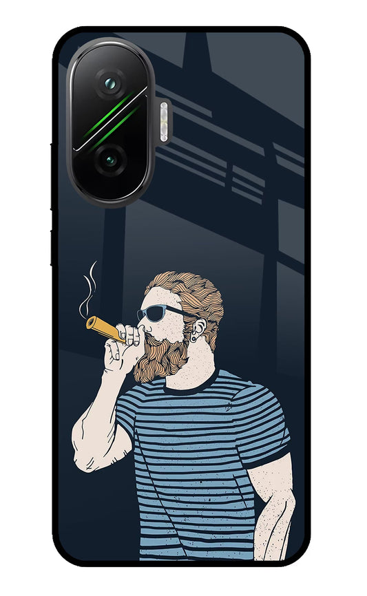 Smoking Poco F7 5G Glass Case