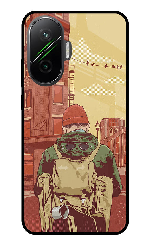 Adventurous Poco F7 5G Glass Case