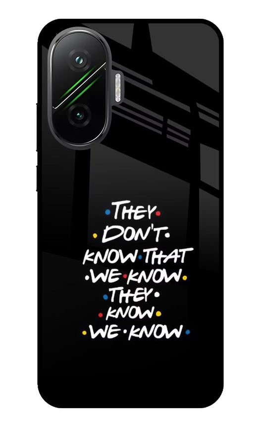 FRIENDS Dialogue Poco F7 5G Glass Case