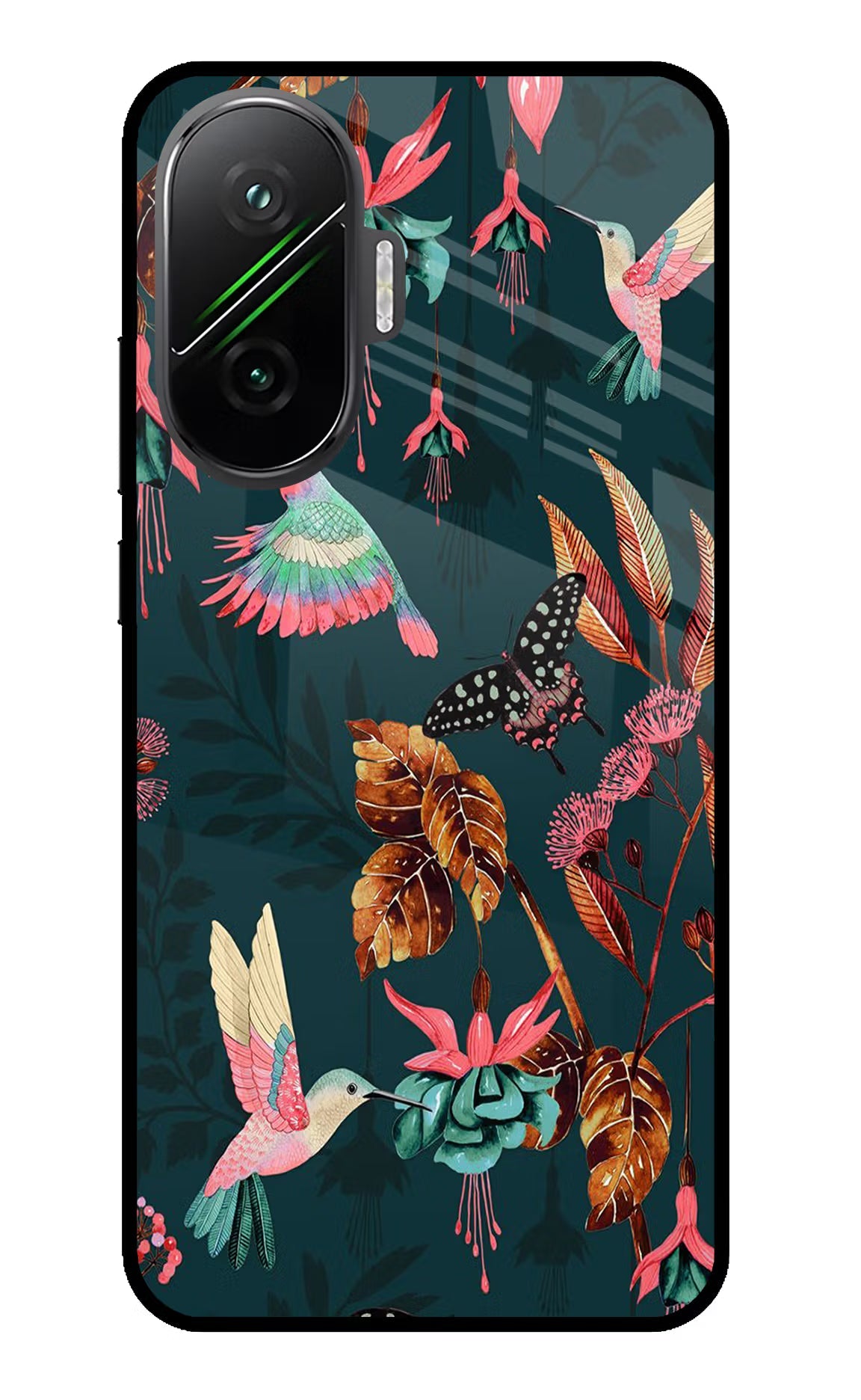 Birds Poco F7 5G Glass Case