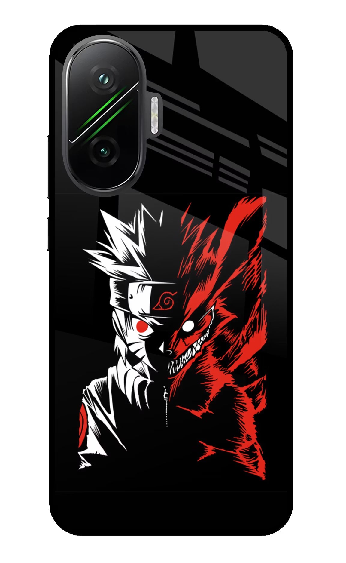 Naruto Two Face Poco F7 5G Glass Case