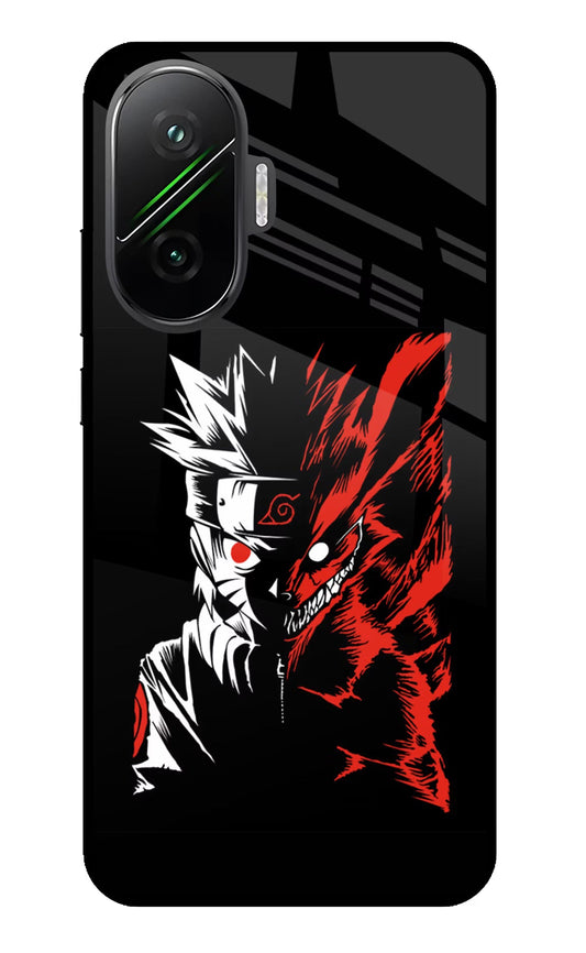 Naruto Two Face Poco F7 5G Glass Case