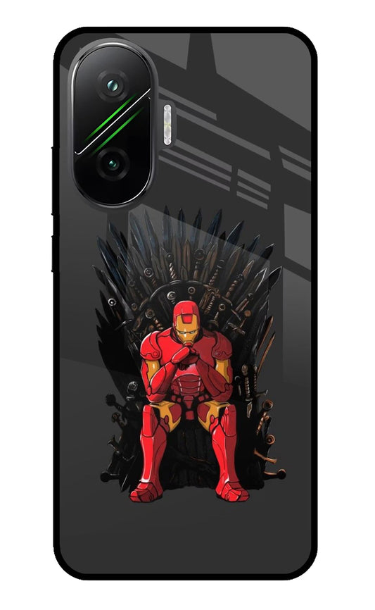 Ironman Throne Poco F7 5G Glass Case
