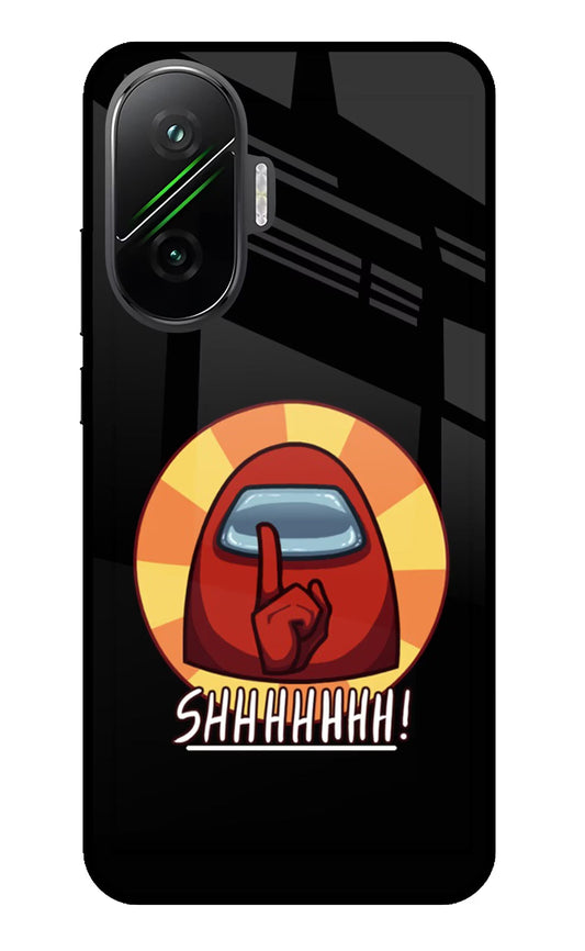 Among Us Shhh! Poco F7 5G Glass Case