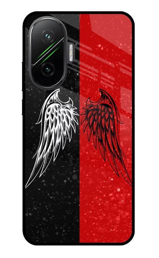 Wings Poco F7 5G Glass Case