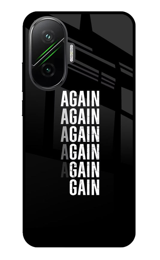Again Again Gain Poco F7 5G Glass Case