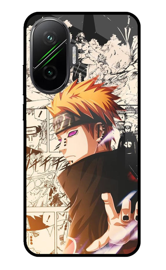 Pain Anime Poco F7 5G Glass Case