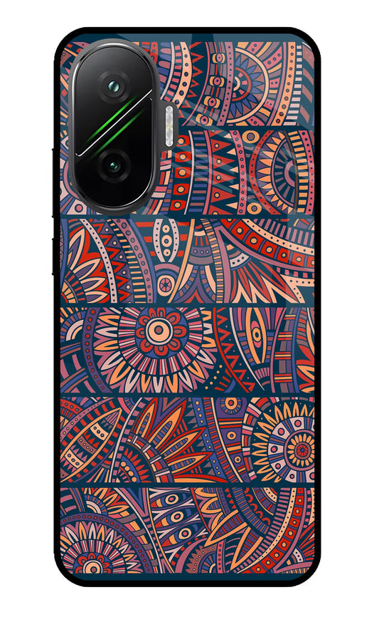 African Culture Design Poco F7 5G Glass Case