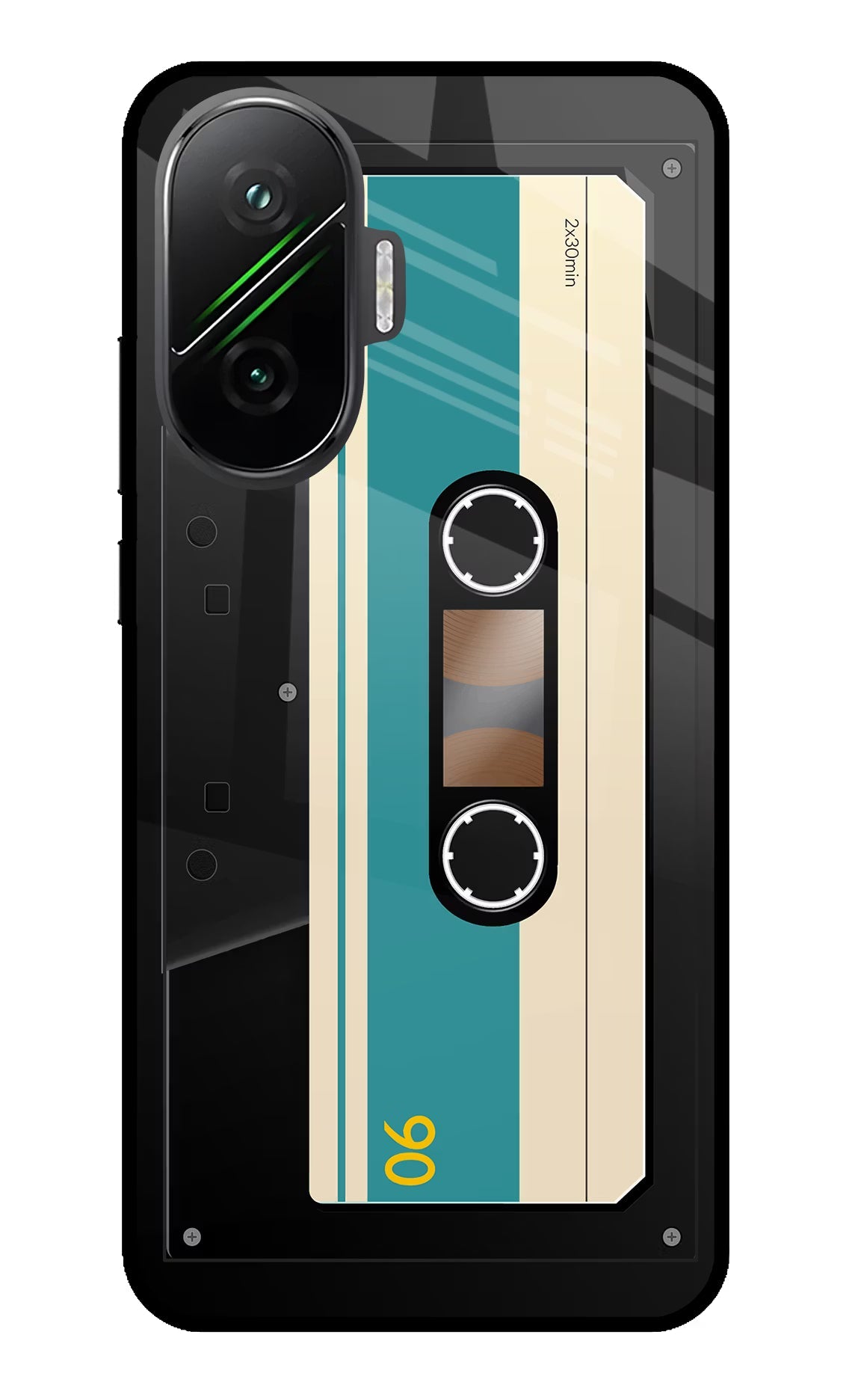 Cassette Poco F7 5G Glass Case