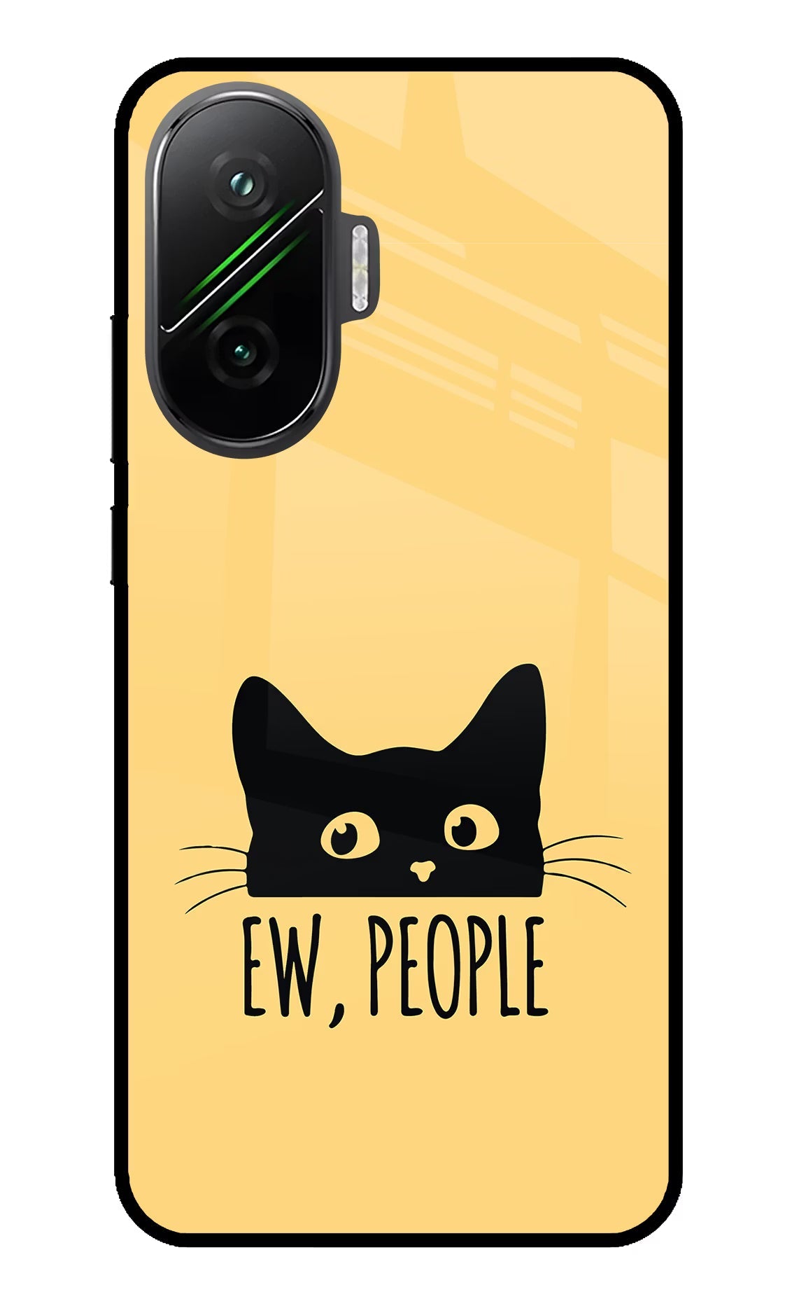 Ew People Catitude Poco F7 5G Glass Case