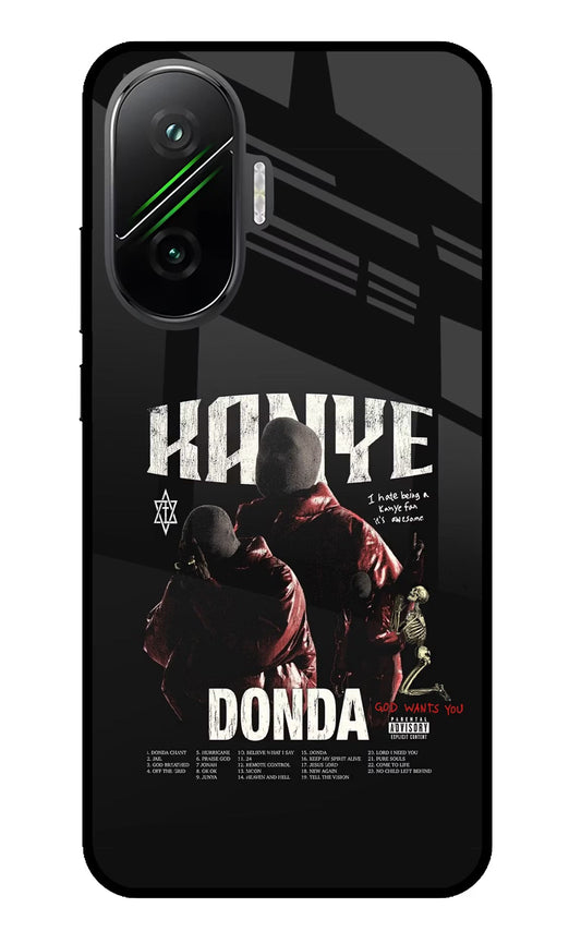 Donda Kanye West Poco F7 5G Glass Case