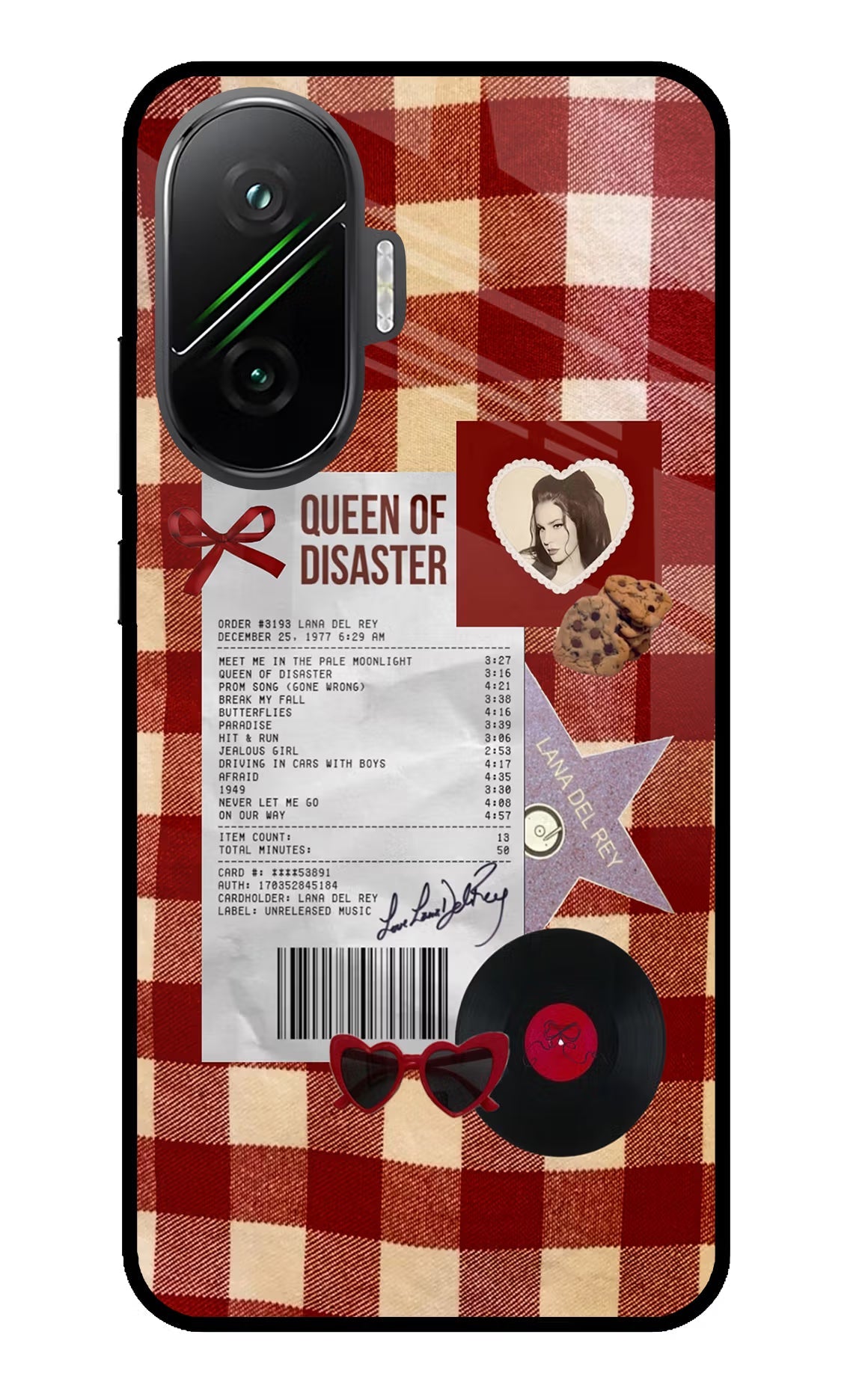 Queen of Disaster Poco F7 5G Glass Case