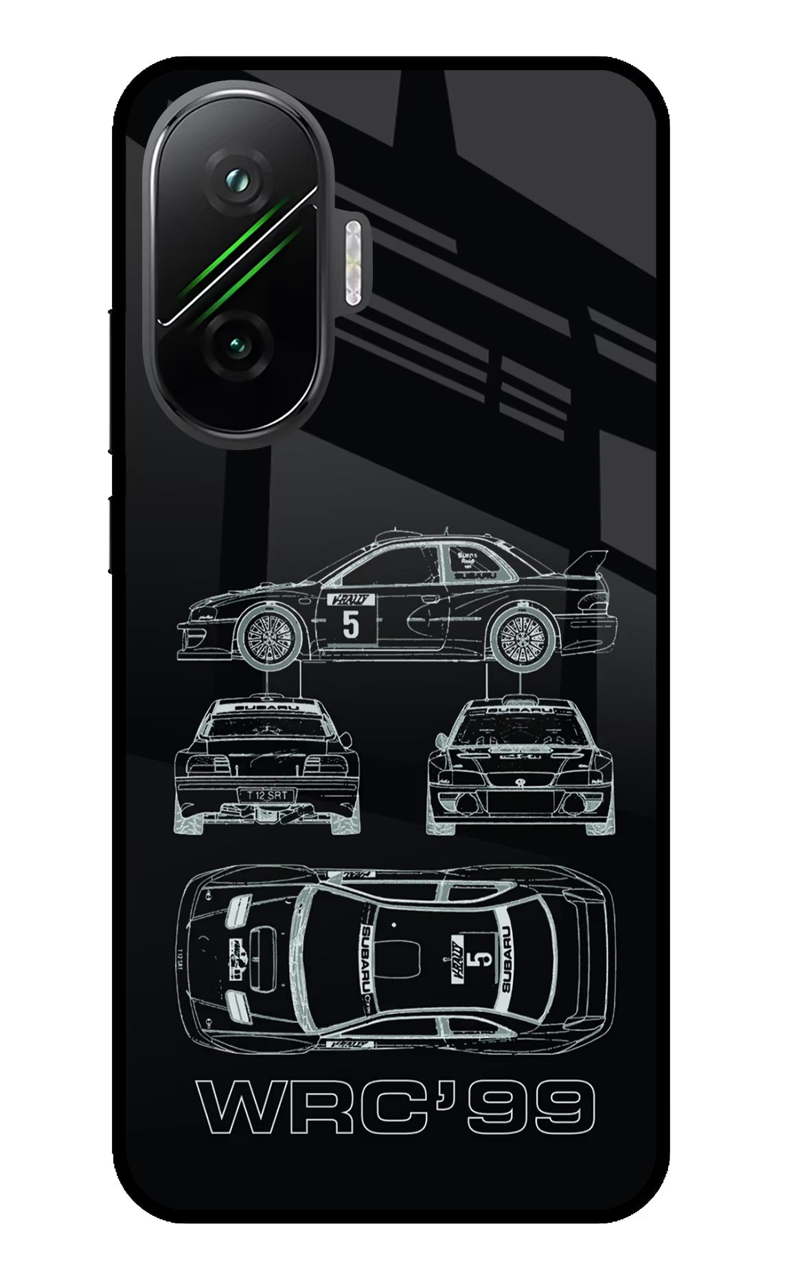 WRC'99 Poco F7 5G Glass Case