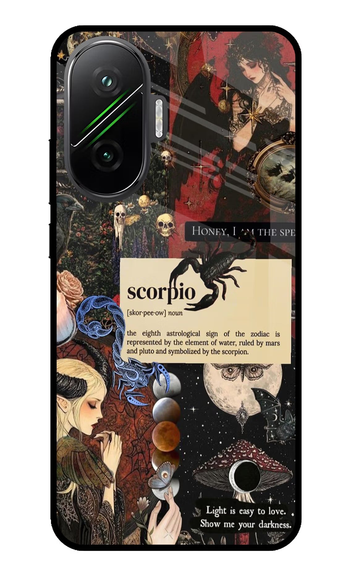 Scorpio Zodiac Poco F7 5G Glass Case