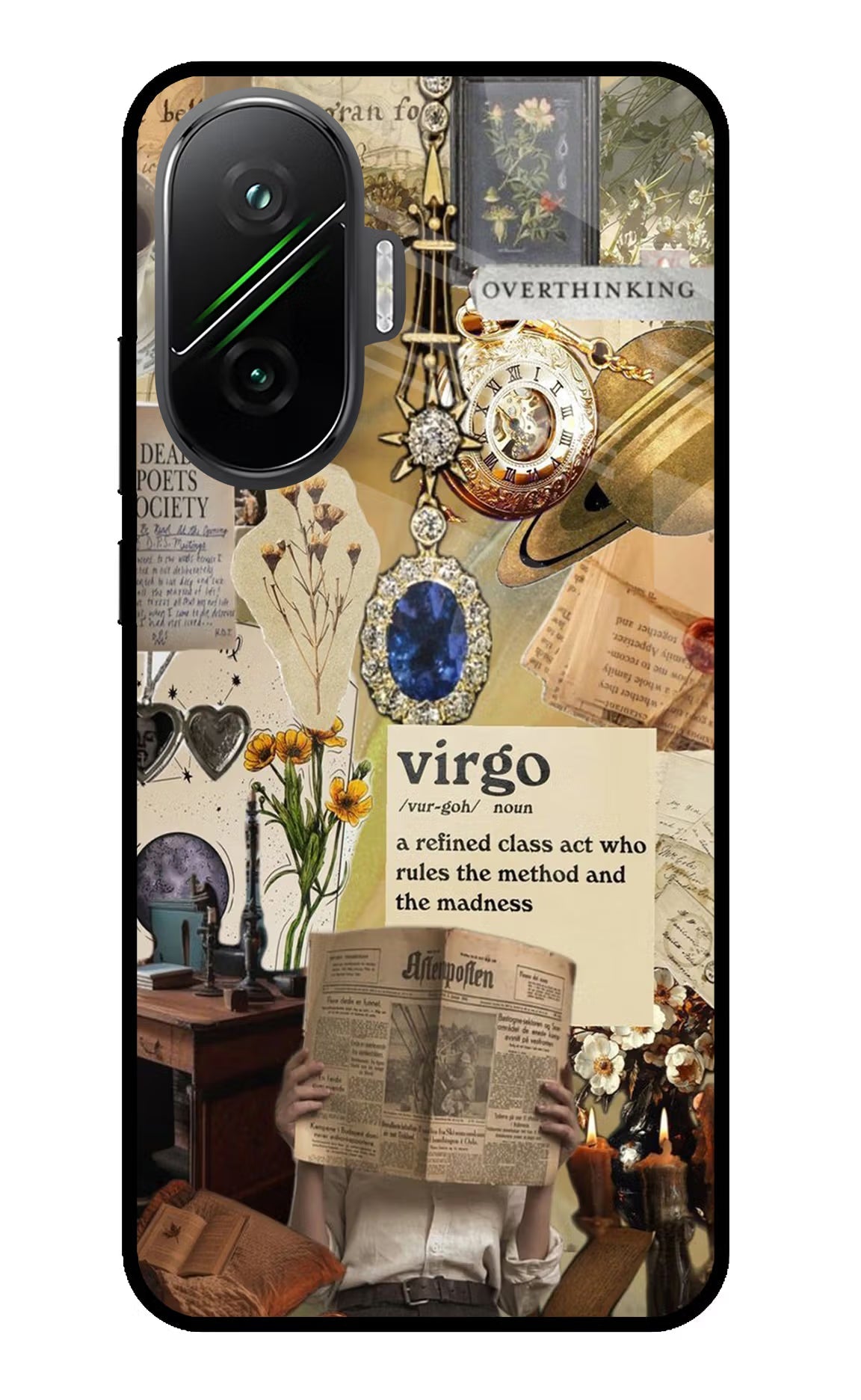 Virgo Zodiac Poco F7 5G Glass Case