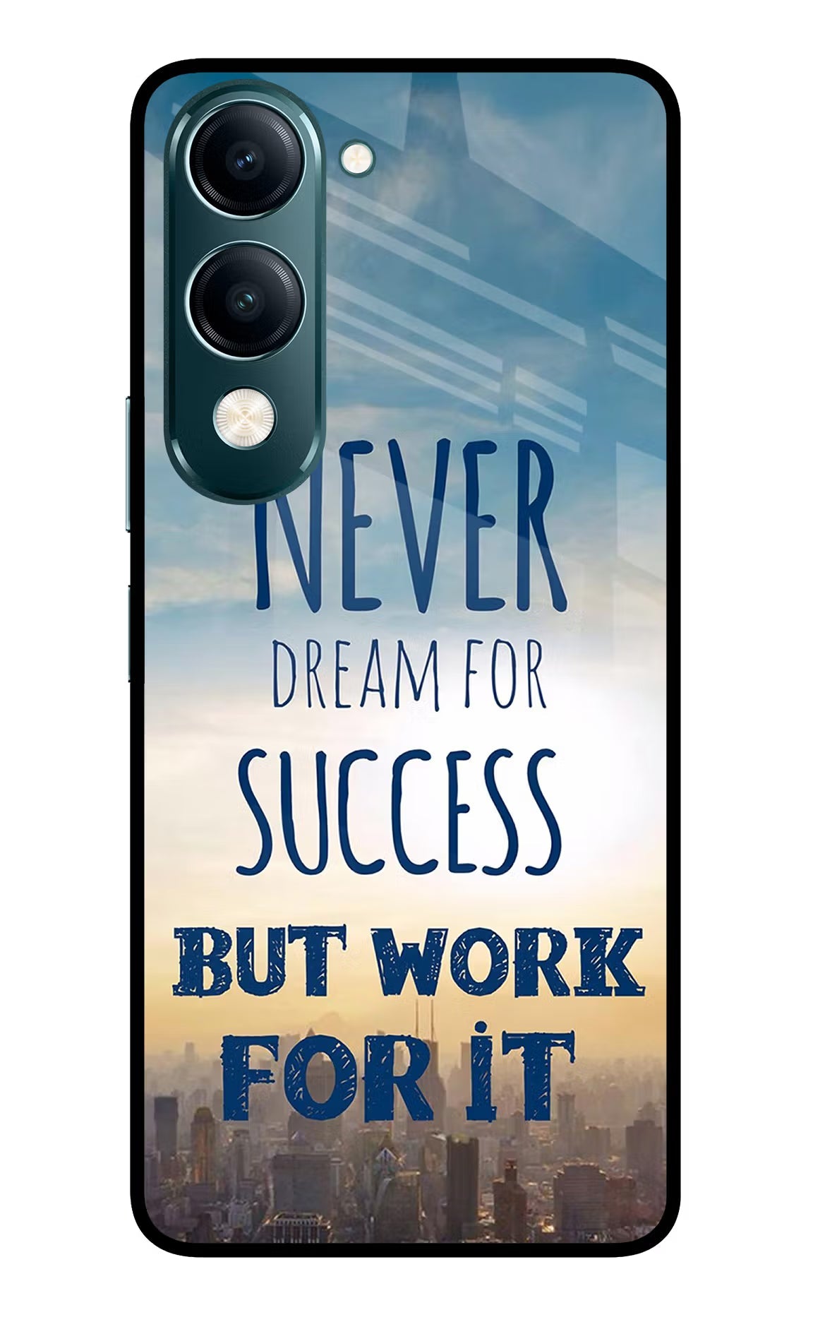Never Dream For Success But Work For It Vivo Y19s 5G Back Cover