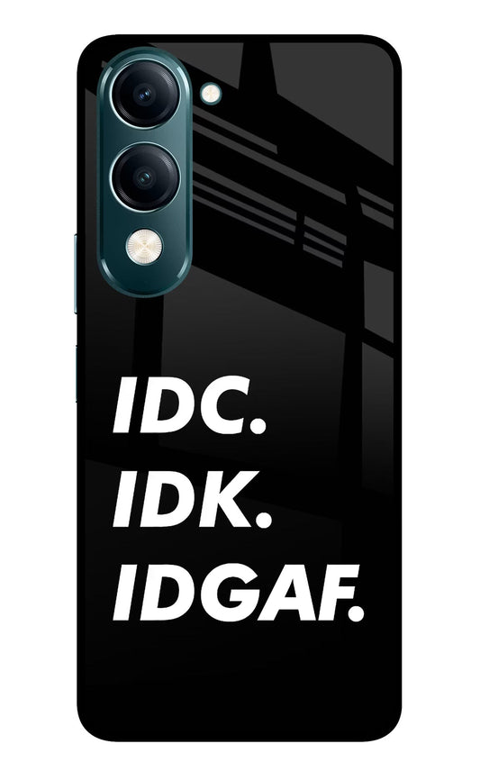 Idc Idk Idgaf Vivo Y19s 5G Back Cover