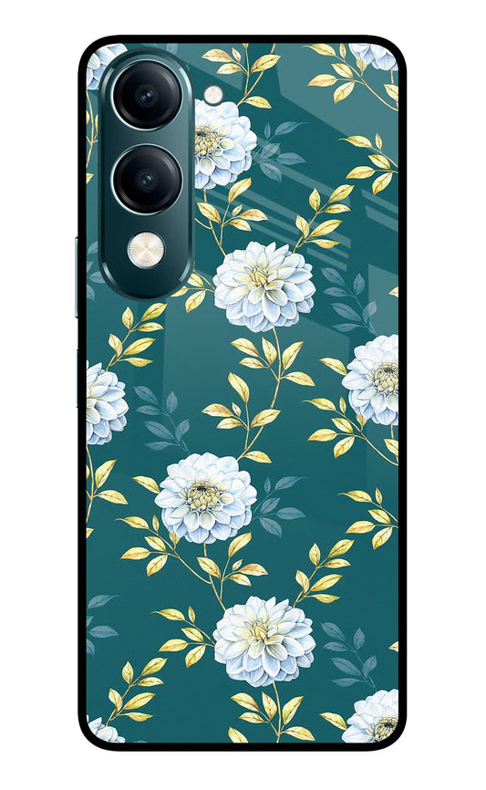 Flowers Vivo Y19s 5G Back Cover