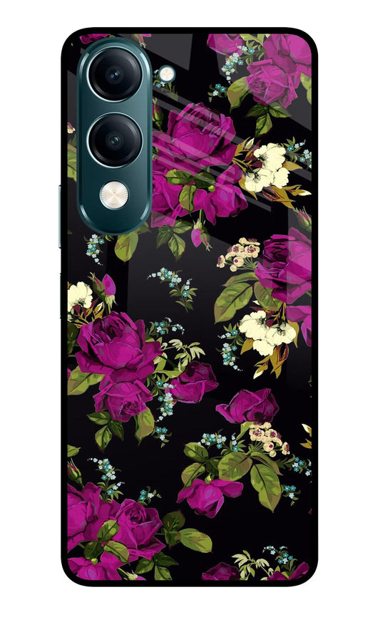 Flowers Vivo Y19s 5G Back Cover