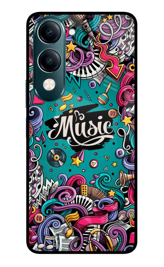 Music Graffiti Vivo Y19s 5G Back Cover