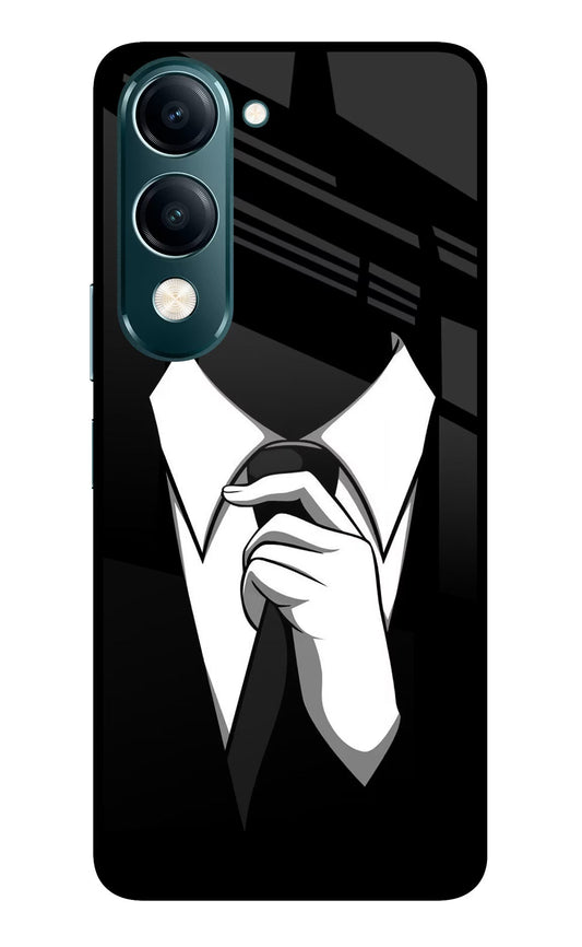 Black Tie Vivo Y19s 5G Glass Case
