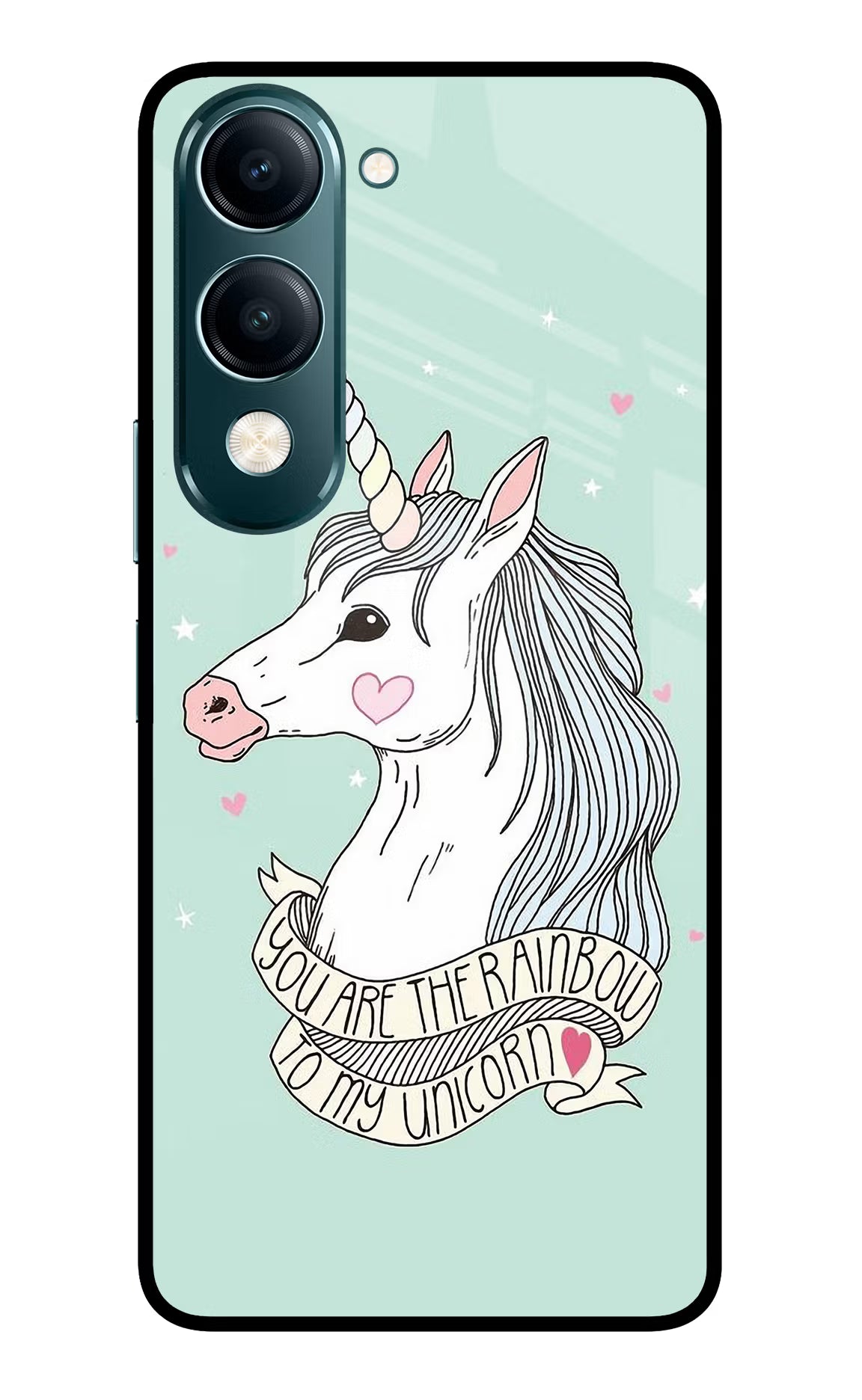 Unicorn Wallpaper Vivo Y19s 5G Glass Case